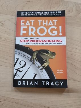 Eat That Frog! by Brian Tracy - Orange Cover